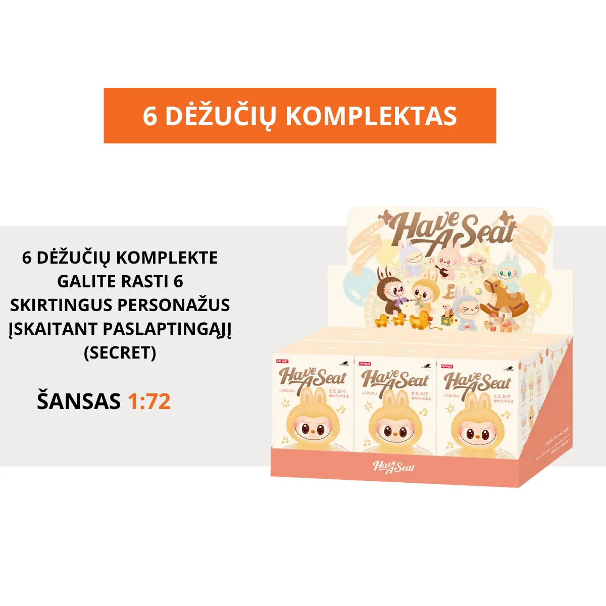 have a seat pakuote 6vnt