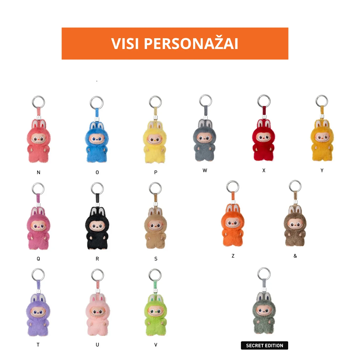 labubu pin for love personazai n z