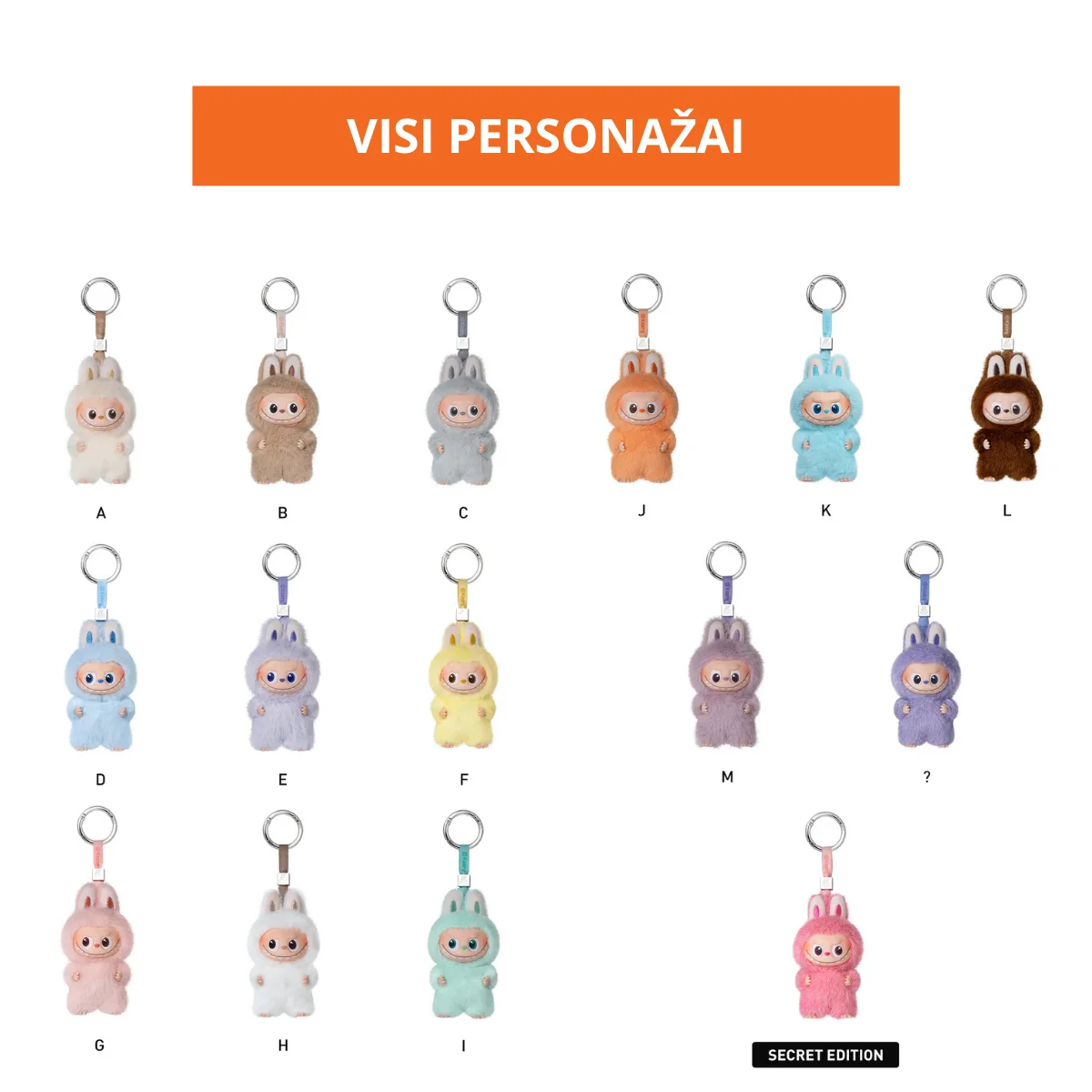 labubu pin for love personazai a m