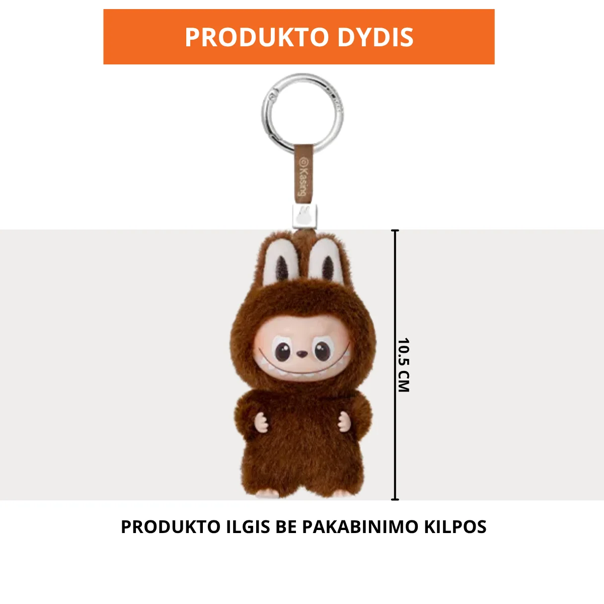 labubu pin for love produkto dydis