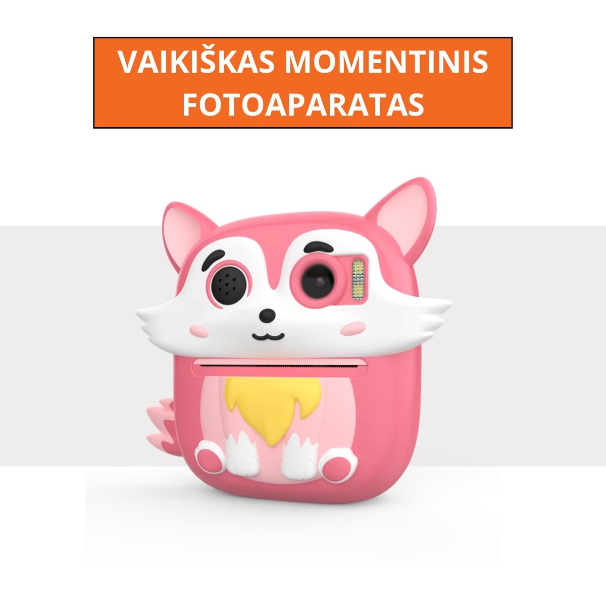 ismanusis vaikiskas momentinis fotoaparatas lapiukas 1