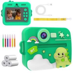 momentinis vaikiskas fotoaparatas dino zal